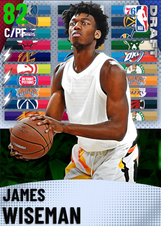 NBA 2K21 2KDB Emerald James Wiseman (82) Complete Stats