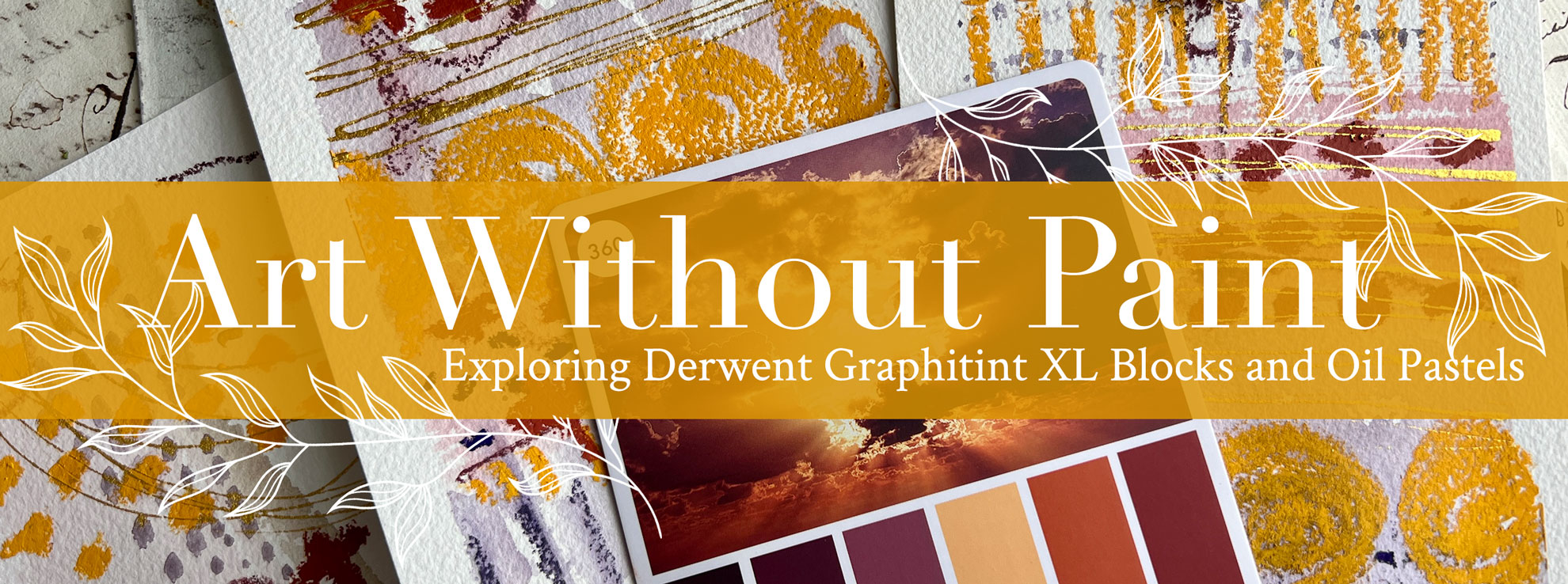 Exploring Derwent Graphitint XL Blocks and Oil Pastels