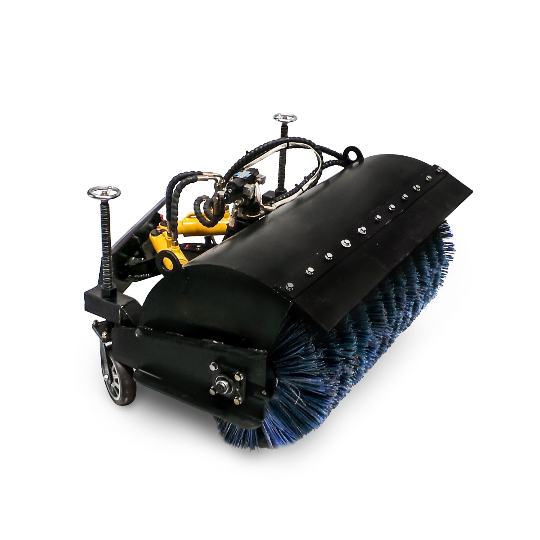 MINI SKID STEER ATTACHMENT ANGLE BROOM Leading Skid Steer Loaders