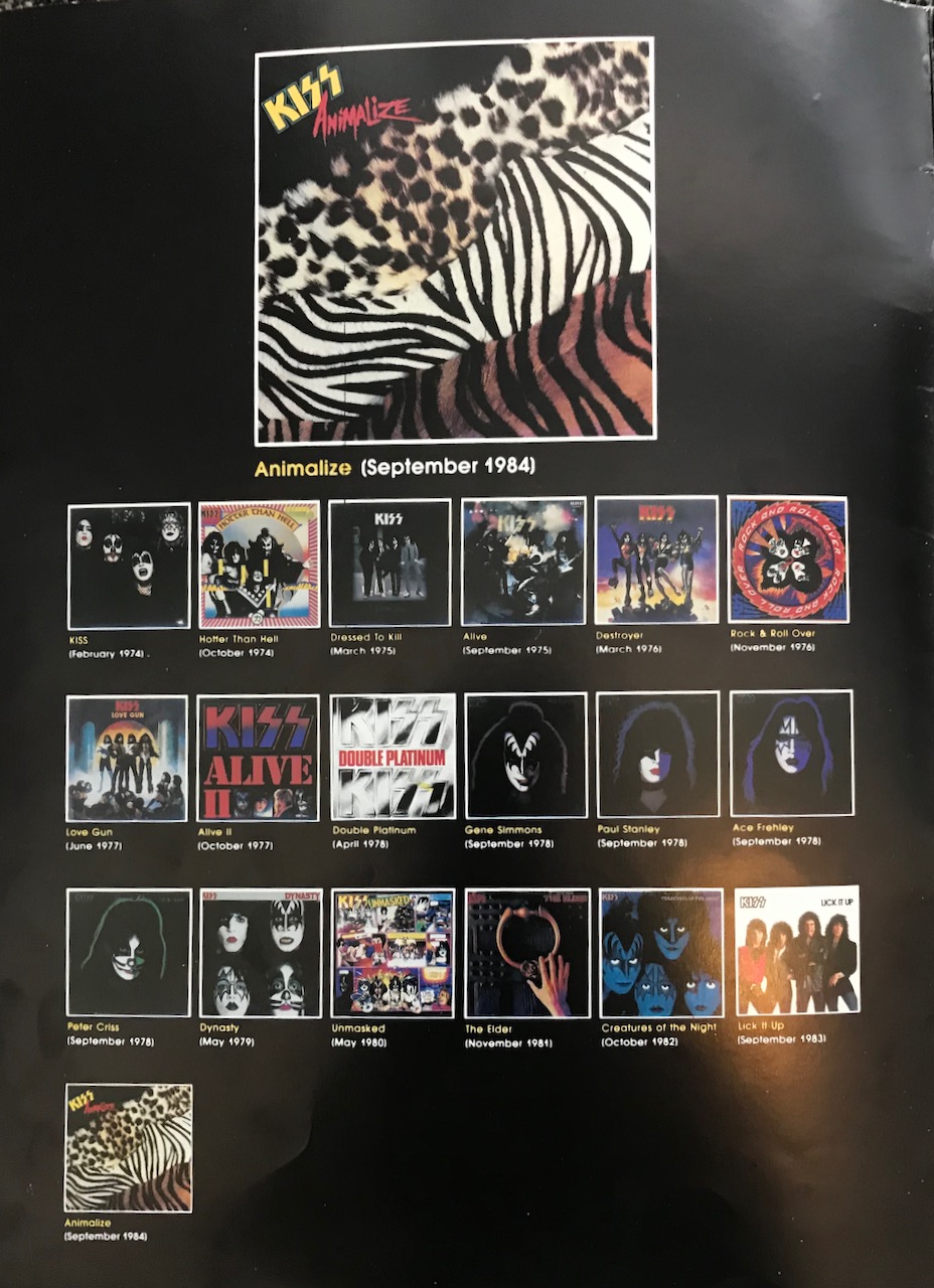 Kiss Animalize World Tour 198485 Tour Book 2 Loud 2 Old Music