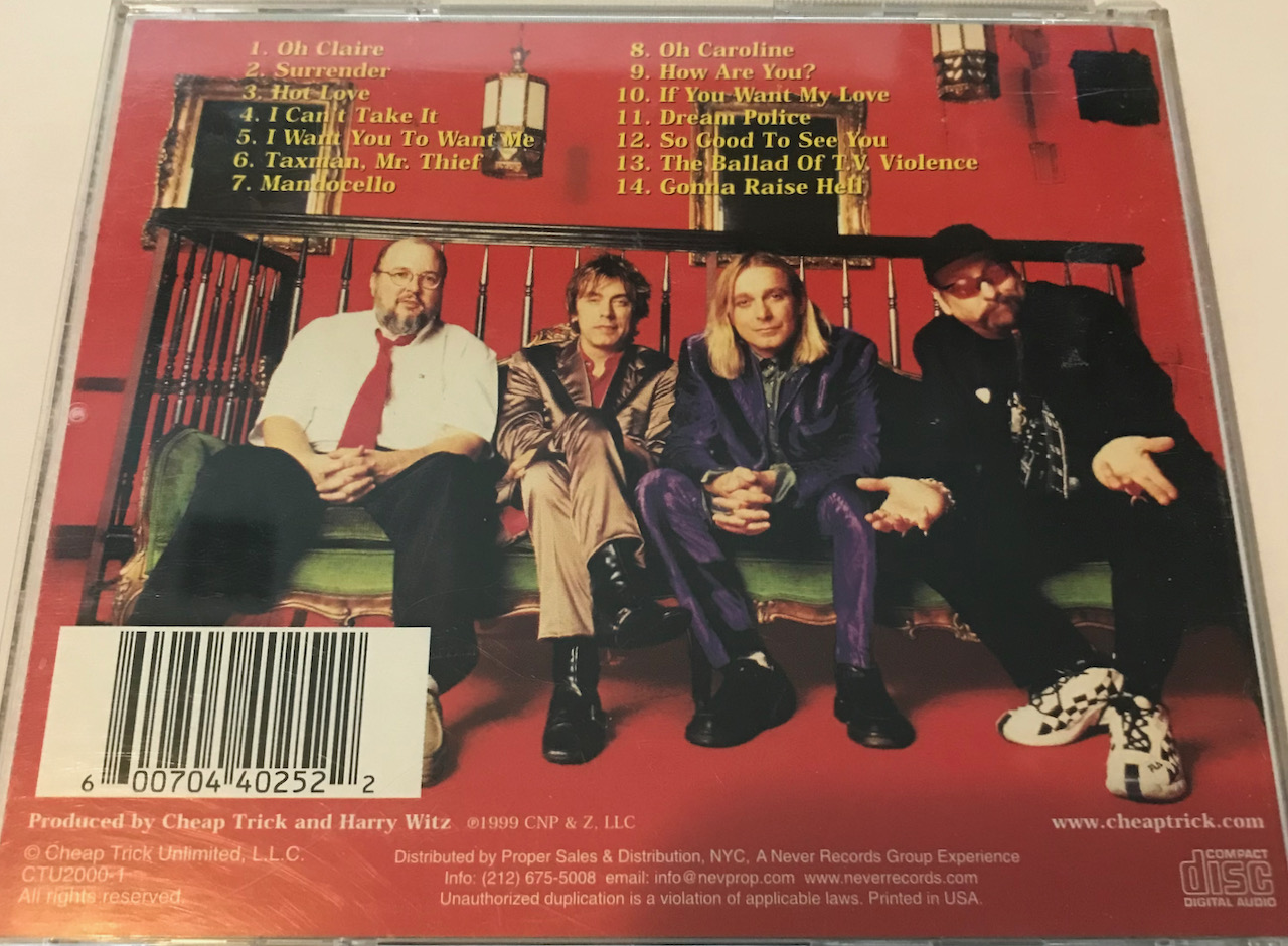 Cheap Trick ‘Music for Hangovers’ (1999) Album Review (The Cheap