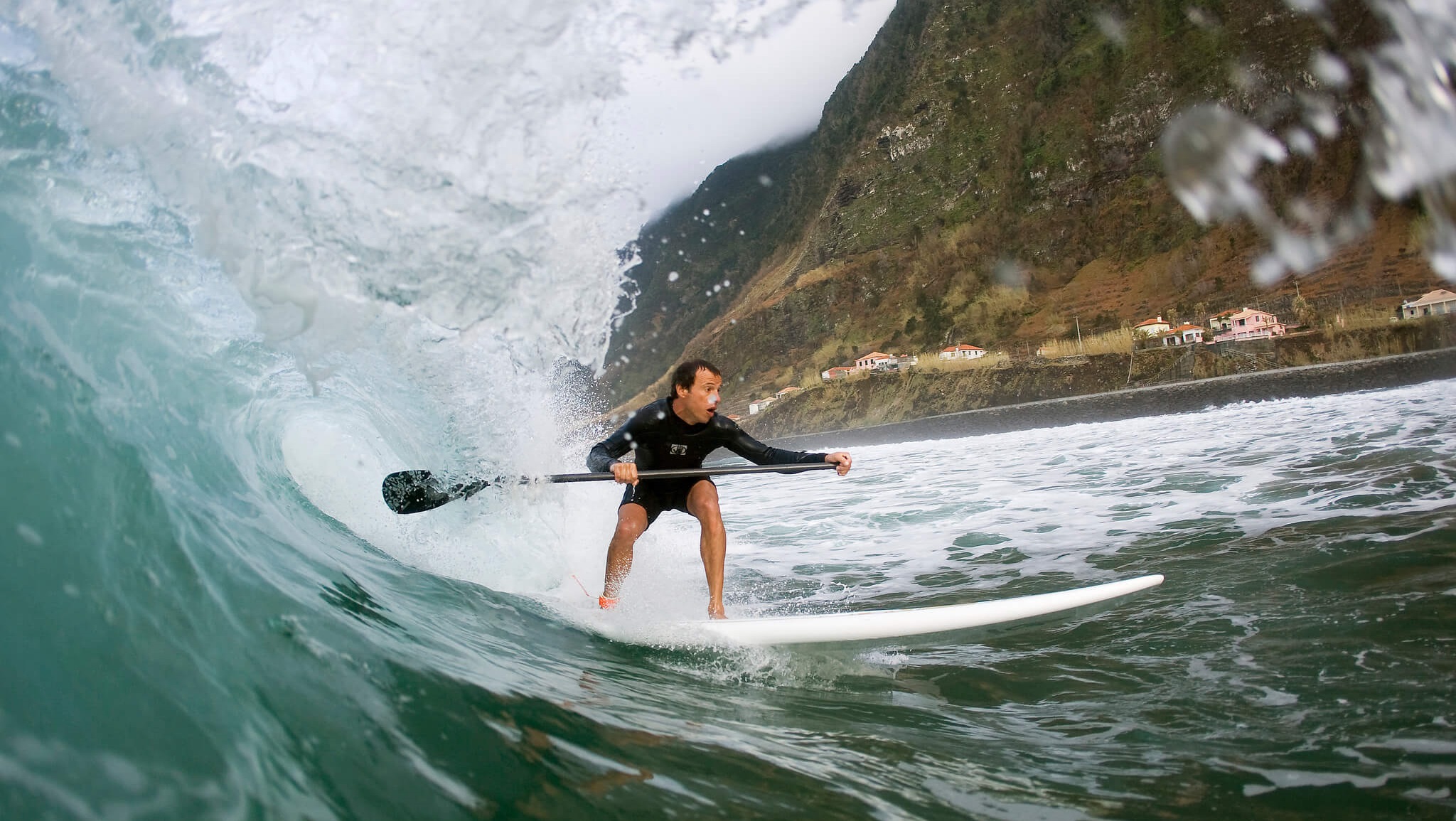 Surfing in Madeira