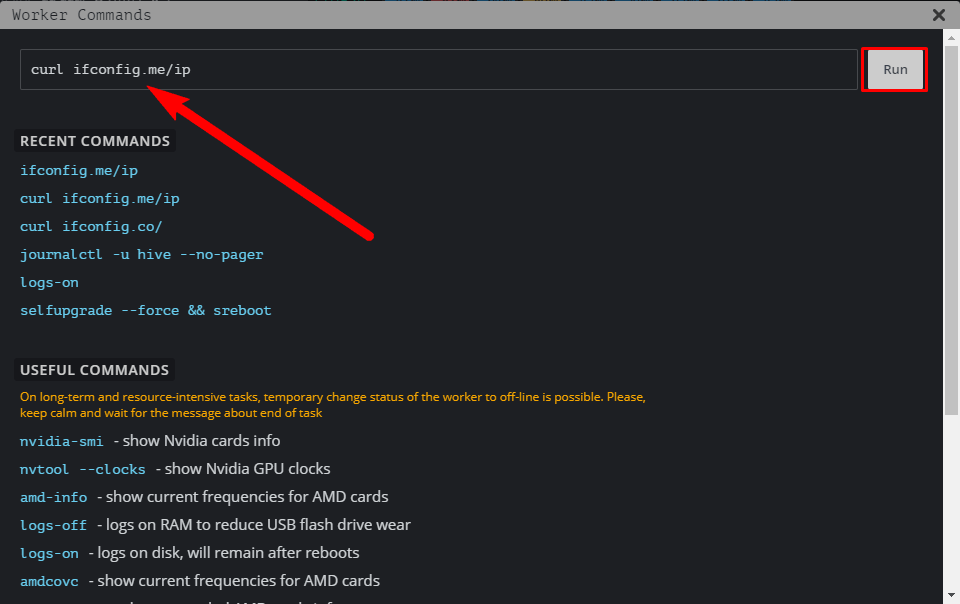 Hiveos Default Login