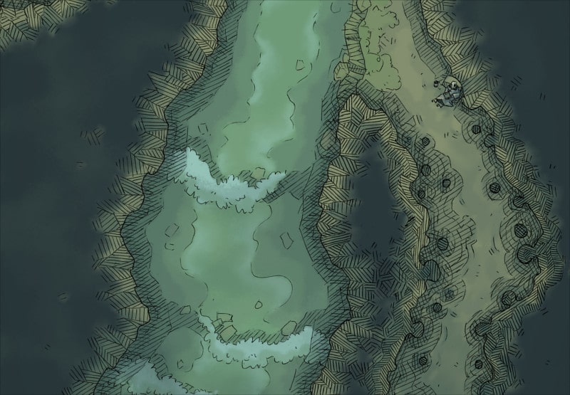 Cavern River 2Minute Table Top