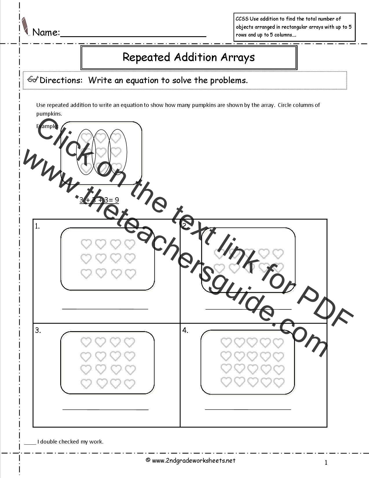 CCSS 2.OA.4 Worksheets