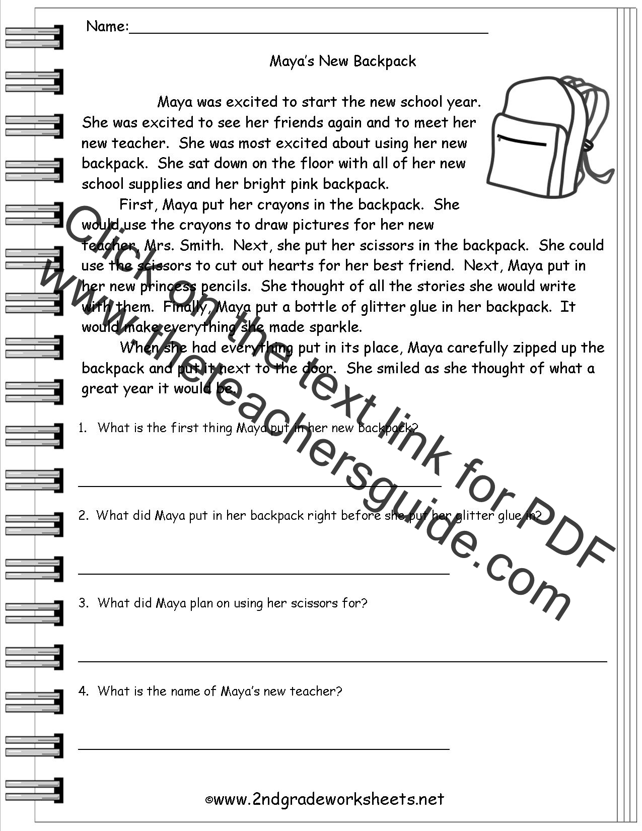 2ndgradeworksheets
