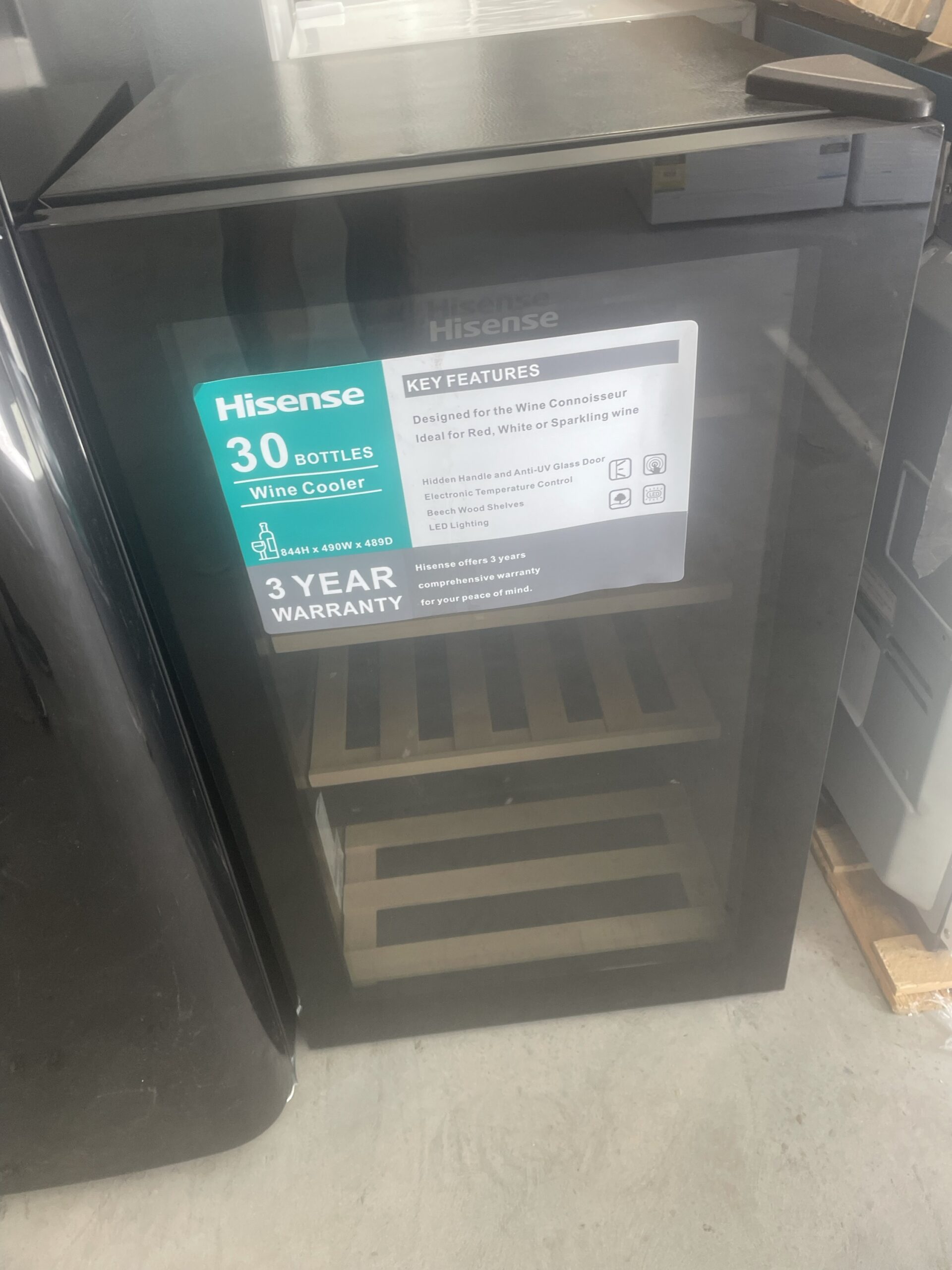 Hisense 30 Bottle Wine Cellar HIHRWC30 2NDS Appliances