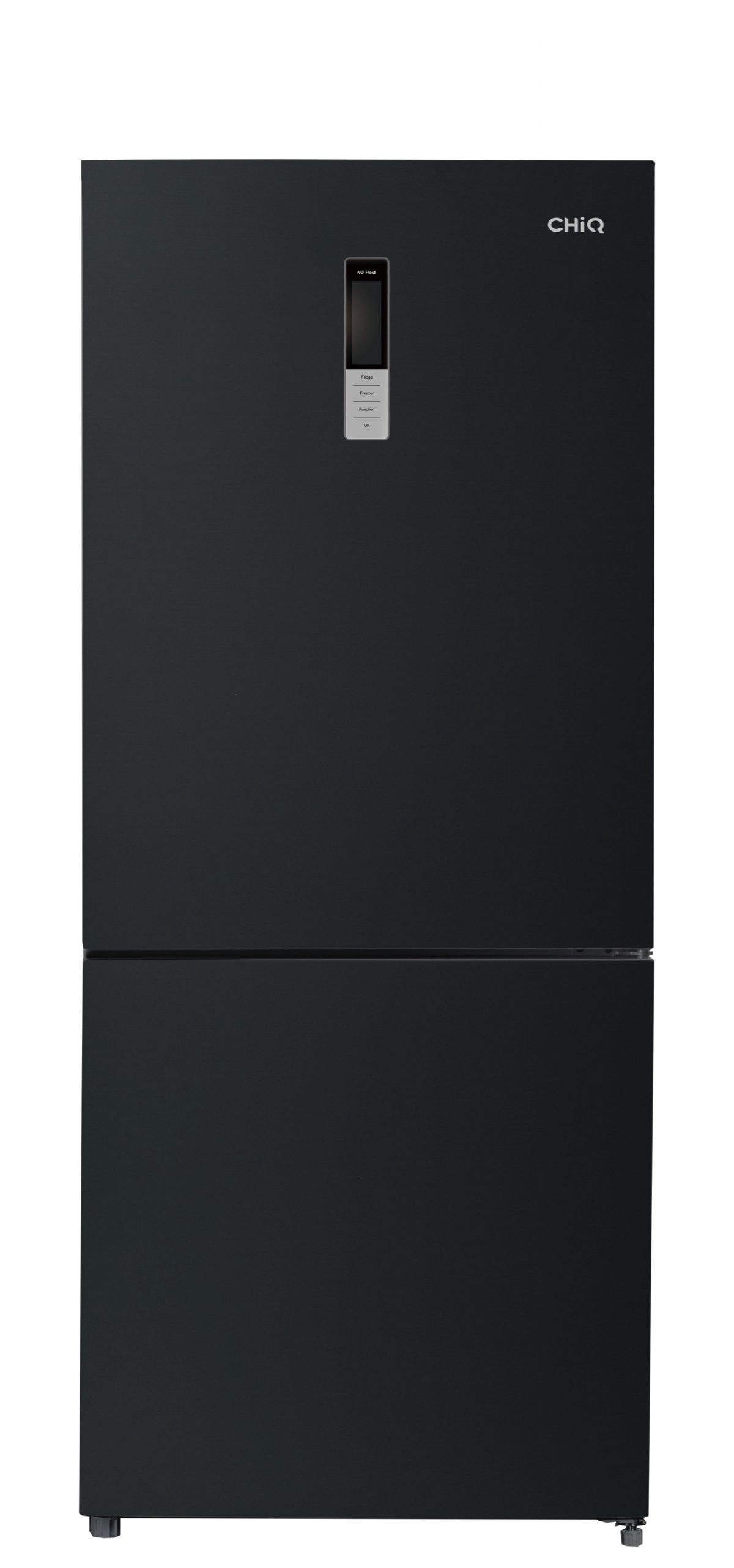 CHiQ 396L Bottom Mount Fridge Black Steel CBM395NBS