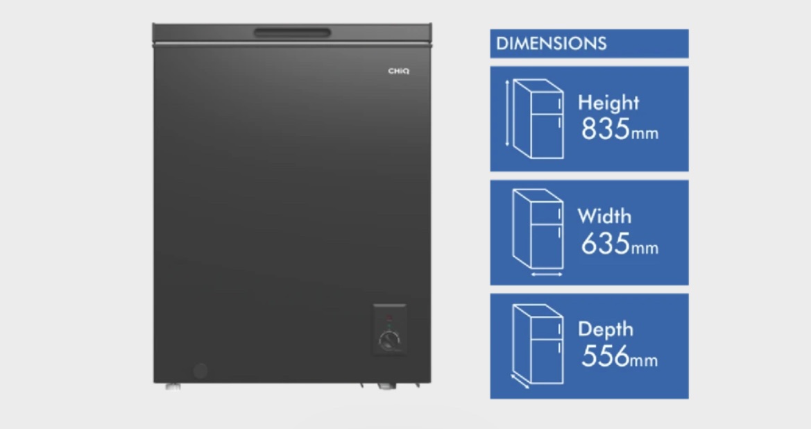 CHiQ 142L Chest Freezer CCF141DB 2NDS Appliances Factory Outlet