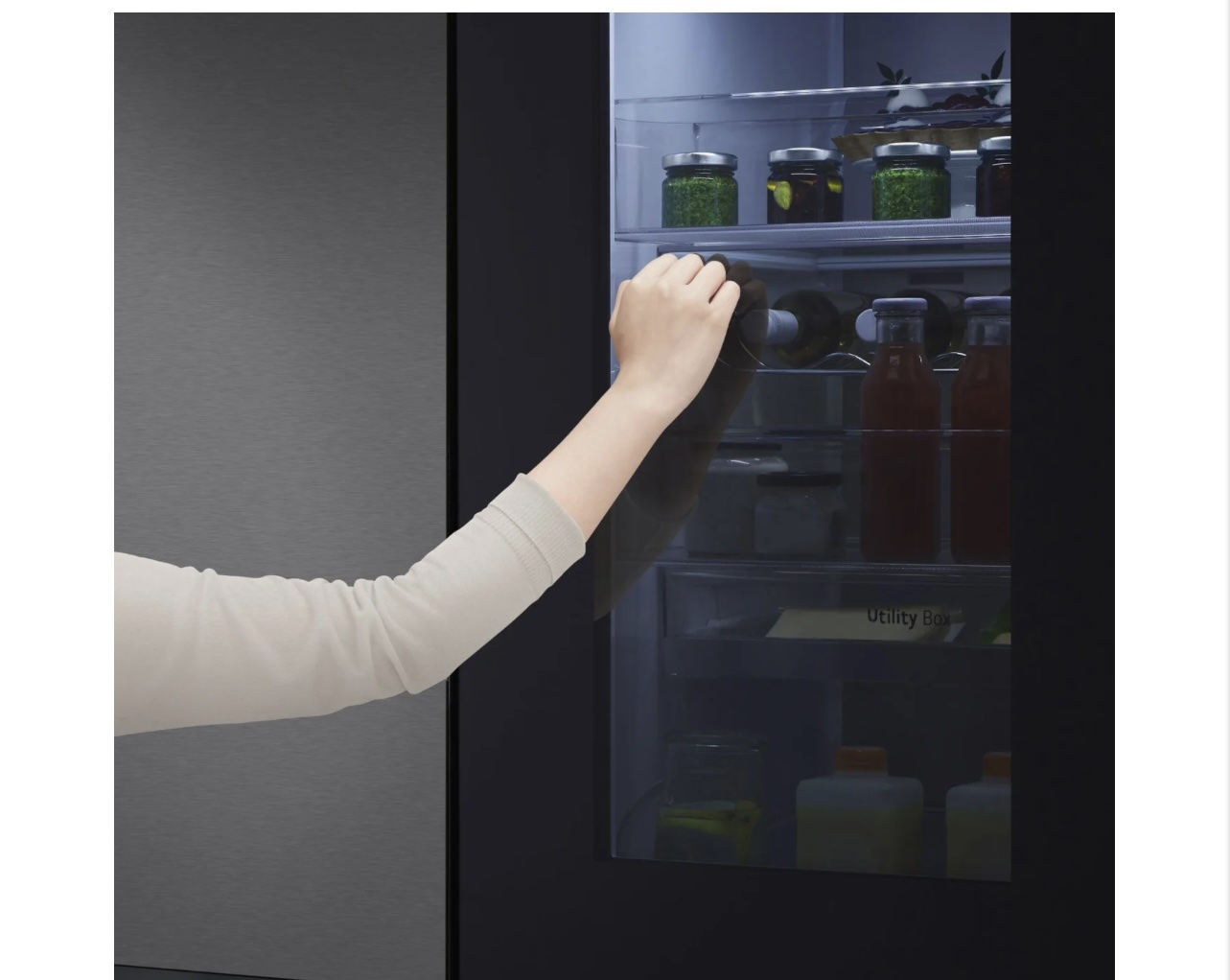 LG 655L Side by Side Fridge (Matte Black) GSVB655MBL 2NDS Appliances