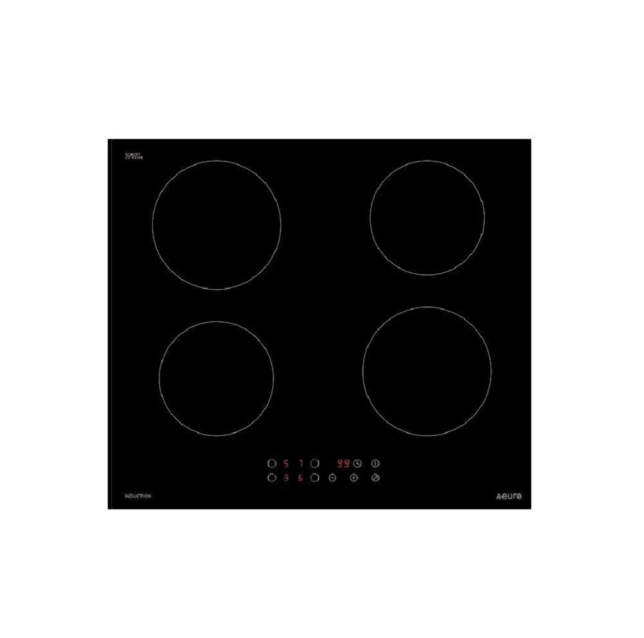 EURO APPLIANCES ELECTRIC COOKTOP INDUCTION 60CM ECT600LN(made in italy