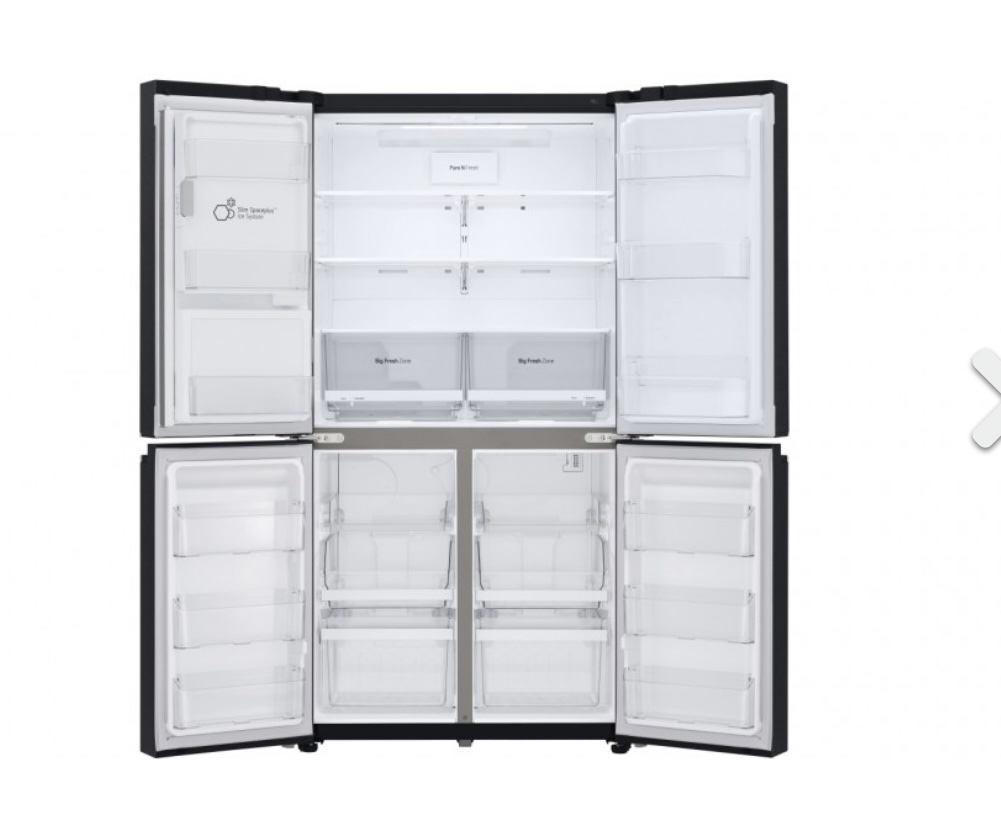 LG 706L French Door Fridge with Slim InDoor Icemaker Matte Black 2NDS Appliances Factory Outlet