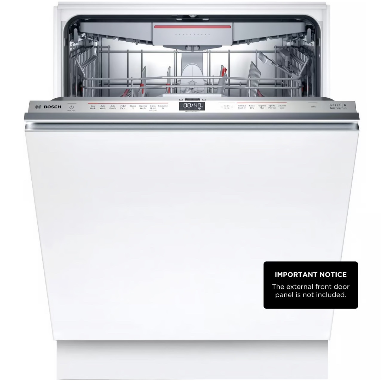 BOSCH SERIE 6 60CM FULLYINTEGRATED DISHWASHER SMV6HCX01A 2NDS