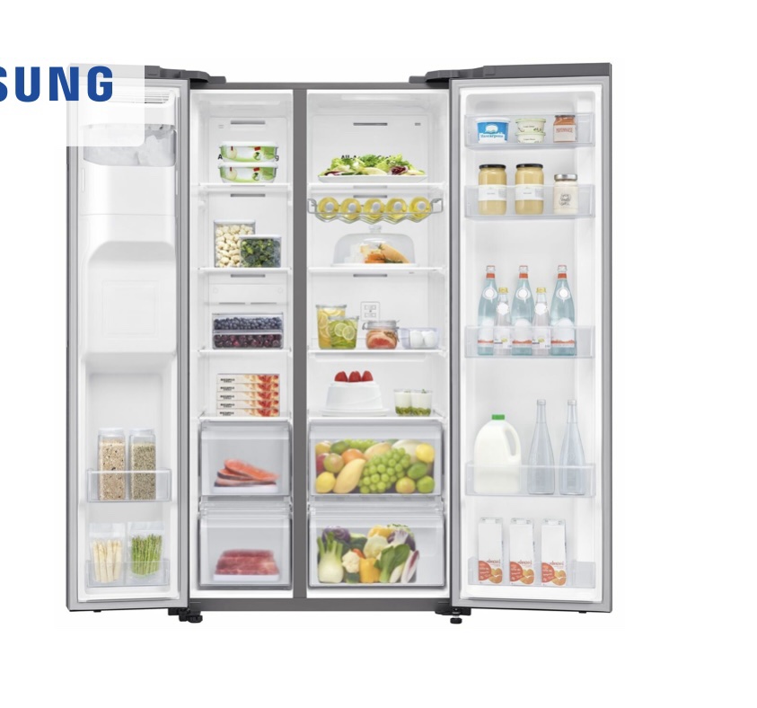 Samsung 635L Side by Side Fridge Stainless Steel SRS675DLS 2NDS