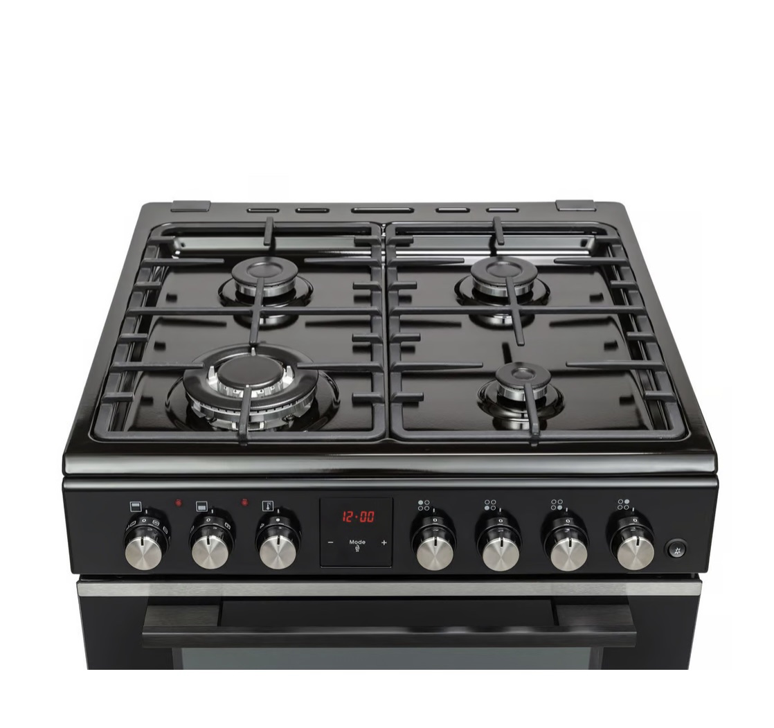 BELLING 60CM DUAL FUEL FREESTANDING COOKER GAS COOKTOP & ELECTRIC