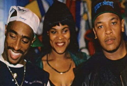 On March 15, 1994, Tupac attends the Above the Rim soundtrack release party