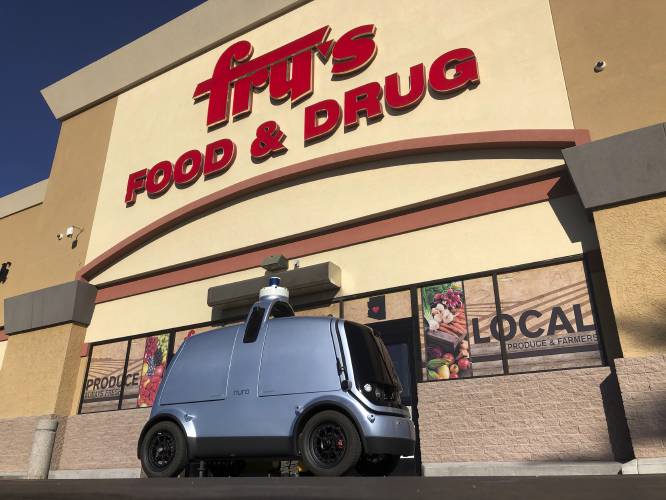 Grocery delivery, with no human drivers, is underway in Scottsdale