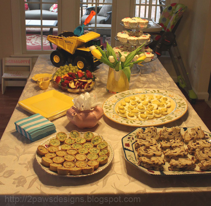 Tea & Trucks Baby Shower 2paws Designs