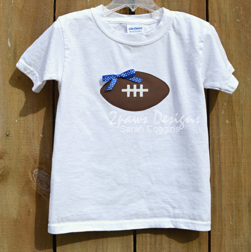 DIY Football TShirt 2paws Designs