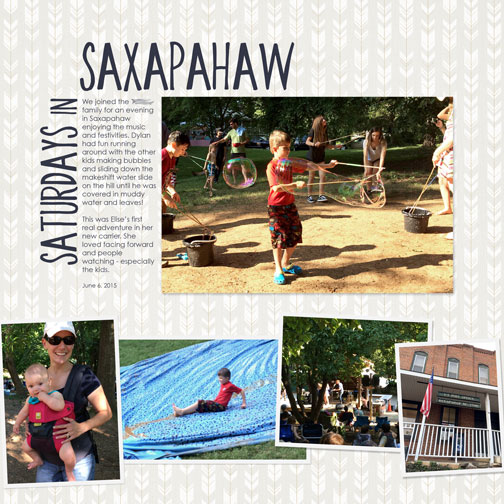 Summer in the Moment Saturdays in Saxapahaw 2paws Designs