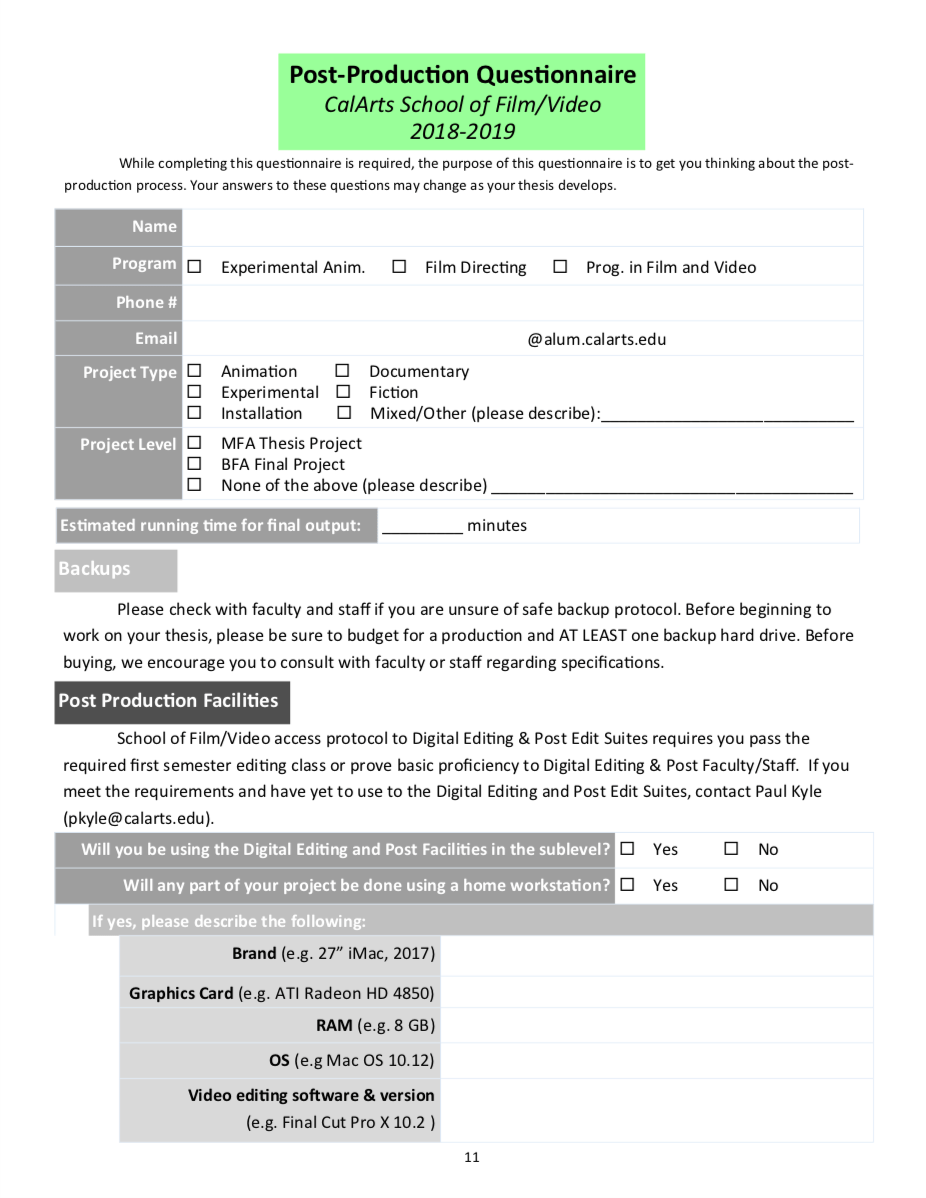 PostProduction Questionnaire 2 Pop