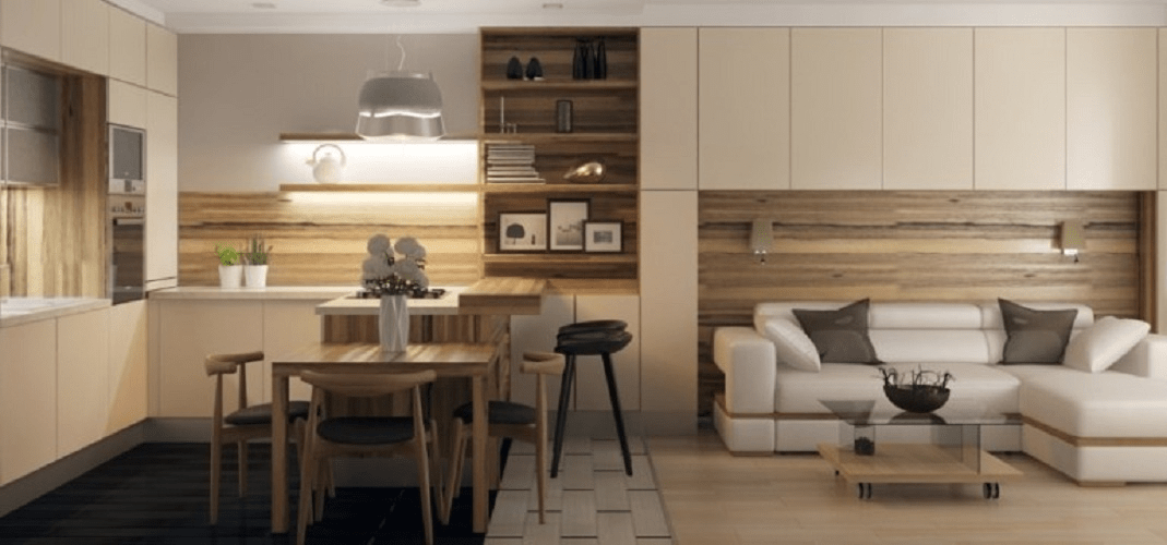 Планировка кухнигостиной 24 кв. метра, дизайн, фото