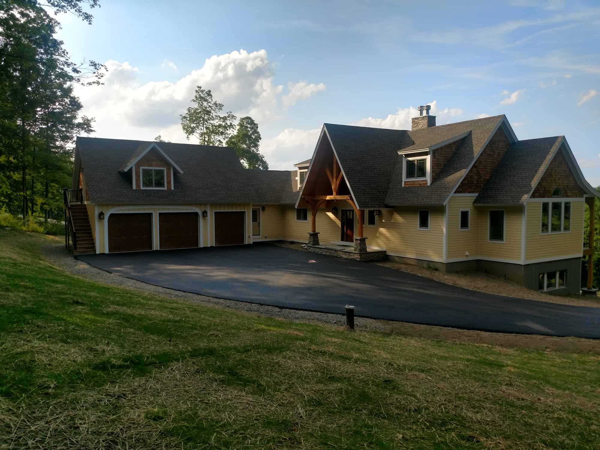 Post and Beam Homes Freeville NY Barn Style Home Ithaca NY New Home