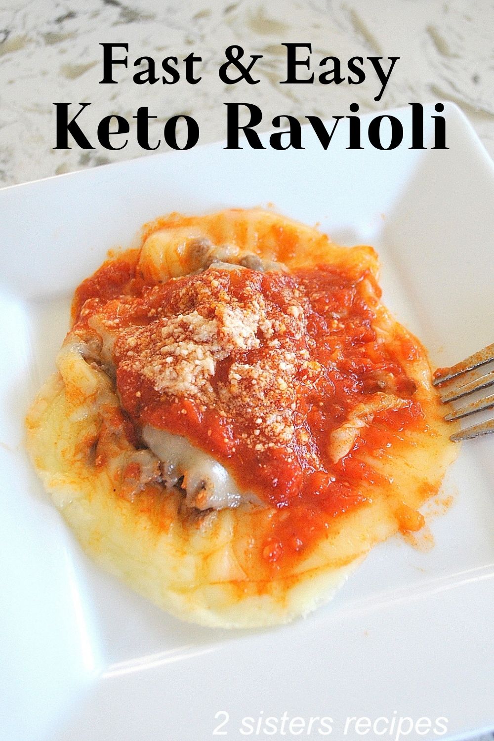 Fast & Easy Keto Ravioli (no pasta) 2 Sisters Recipes by Anna and Liz