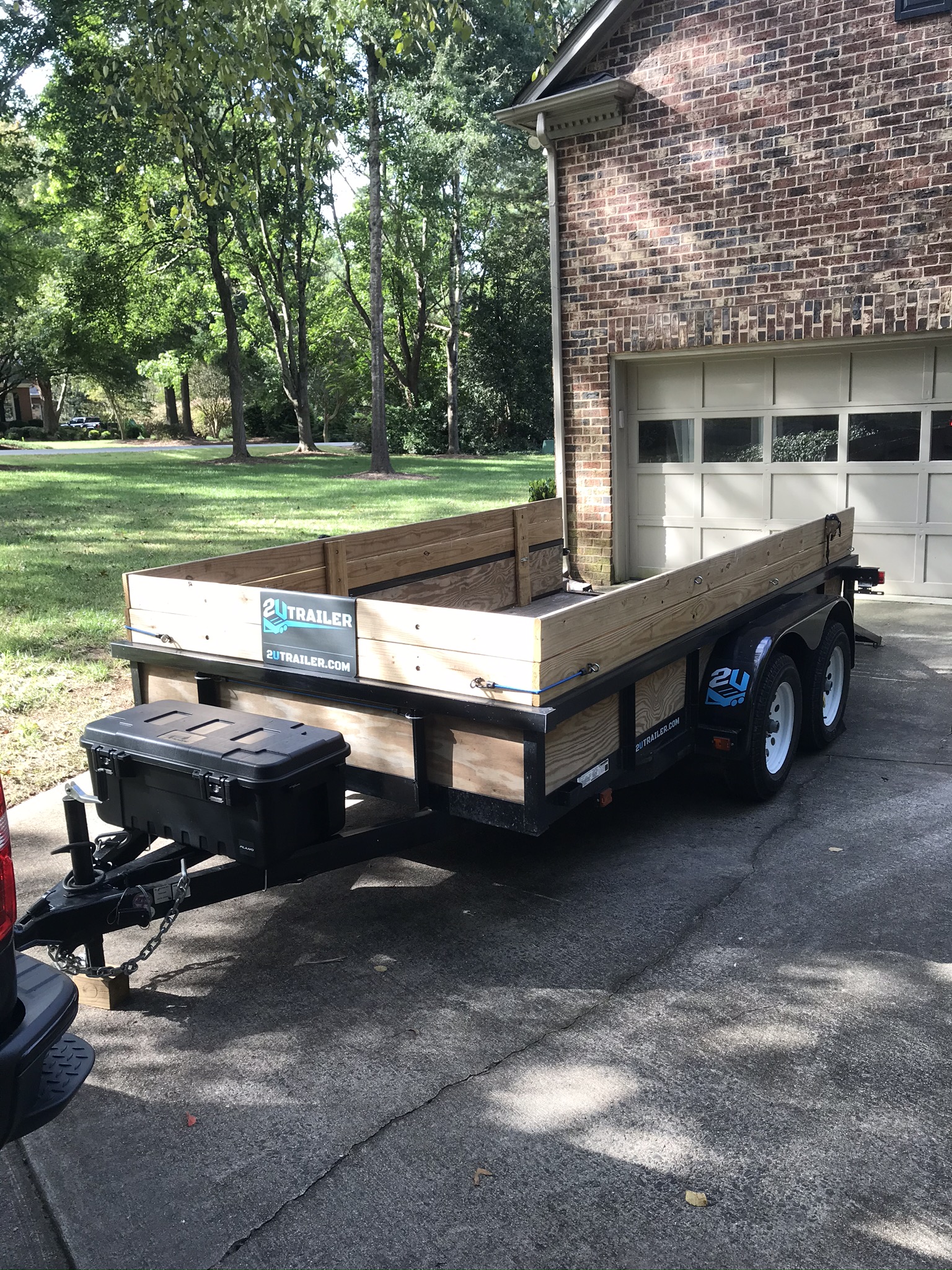 Utility Trailers for rent with delivery and pickup for junk removal
