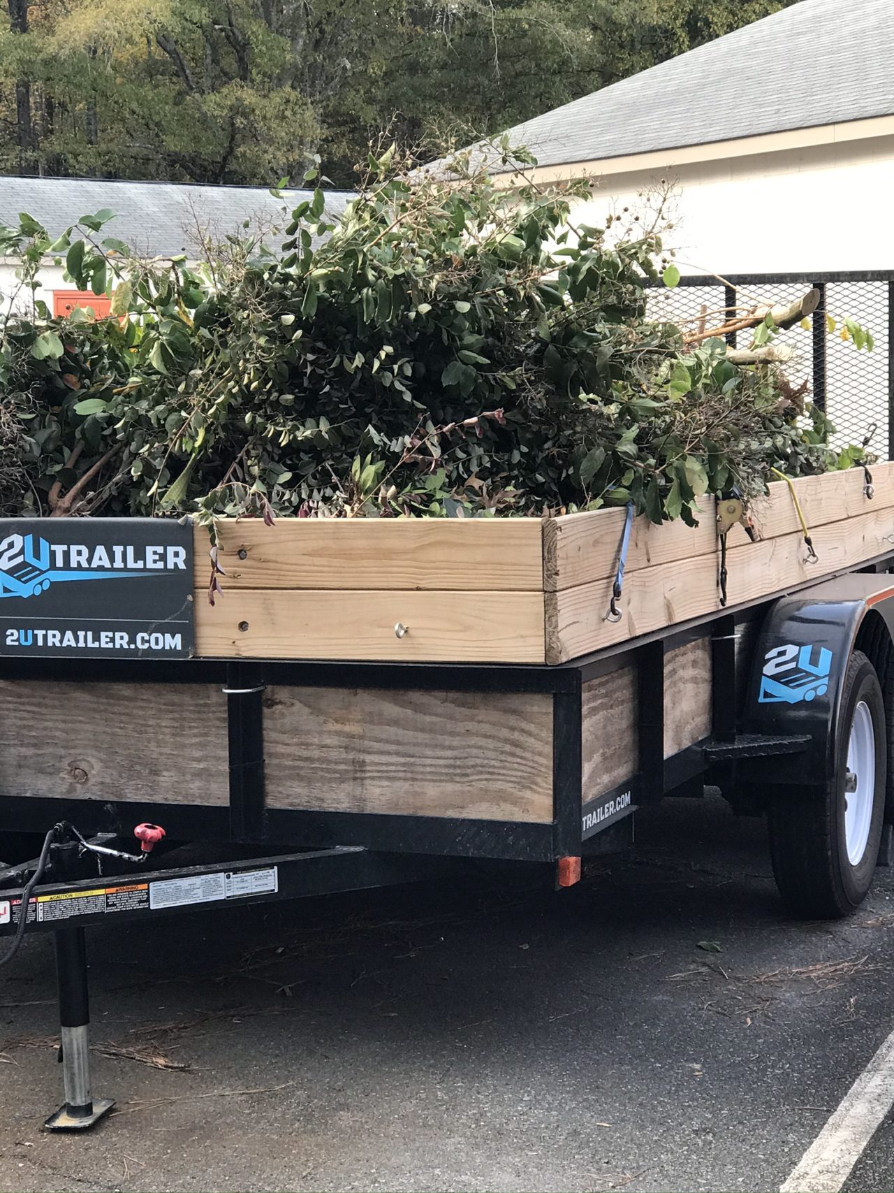 Utility Trailers for rent with delivery and pickup for junk removal