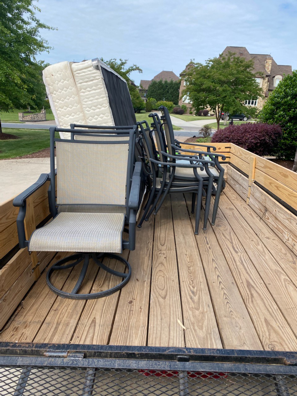 Utility Trailers for rent with delivery and pickup for junk removal