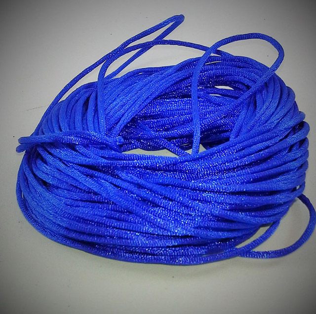 Chinese Knotting Cord Royal Bule Sold by the Metre • 2wards Polymer