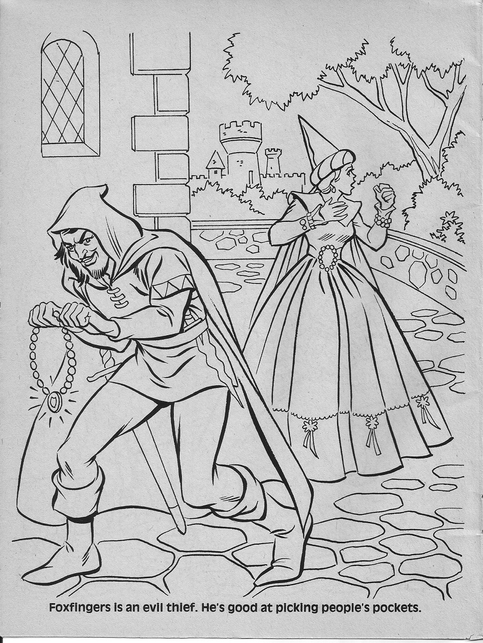 Advanced Dungeons & Dragons Characters Coloring Book (1983) (Part One