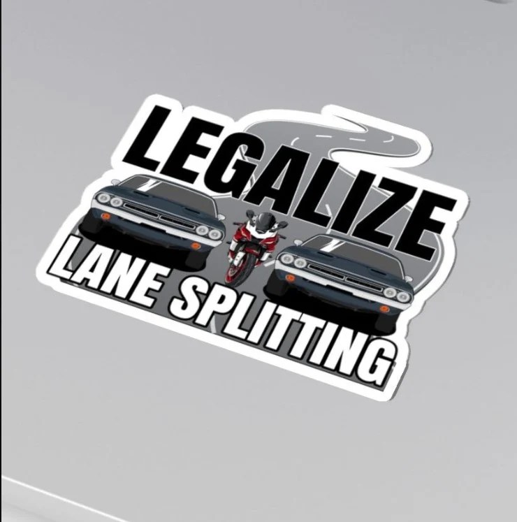 Lane Splitting Sticker 2wheelssammy