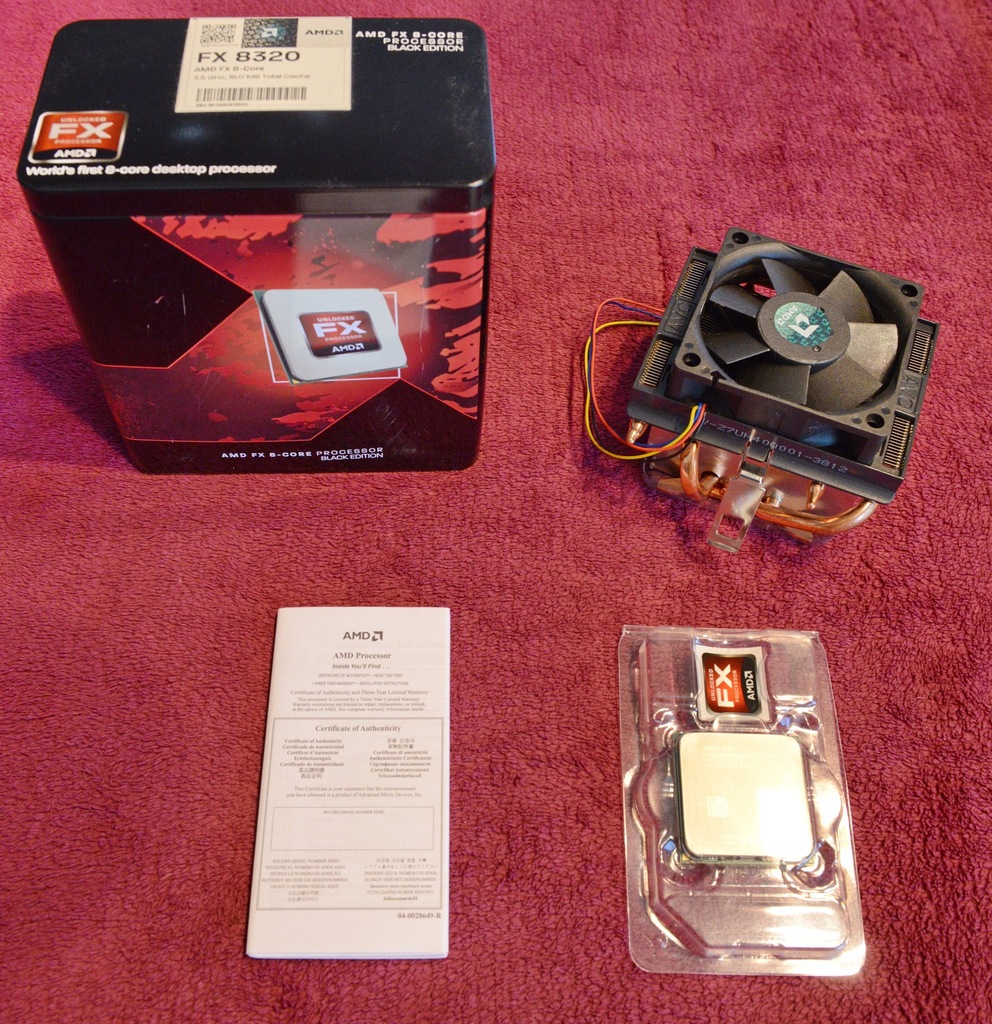 Procesor AMD FX8320 AM3+ 8x3,5GHz 8MB BOX 7262216104