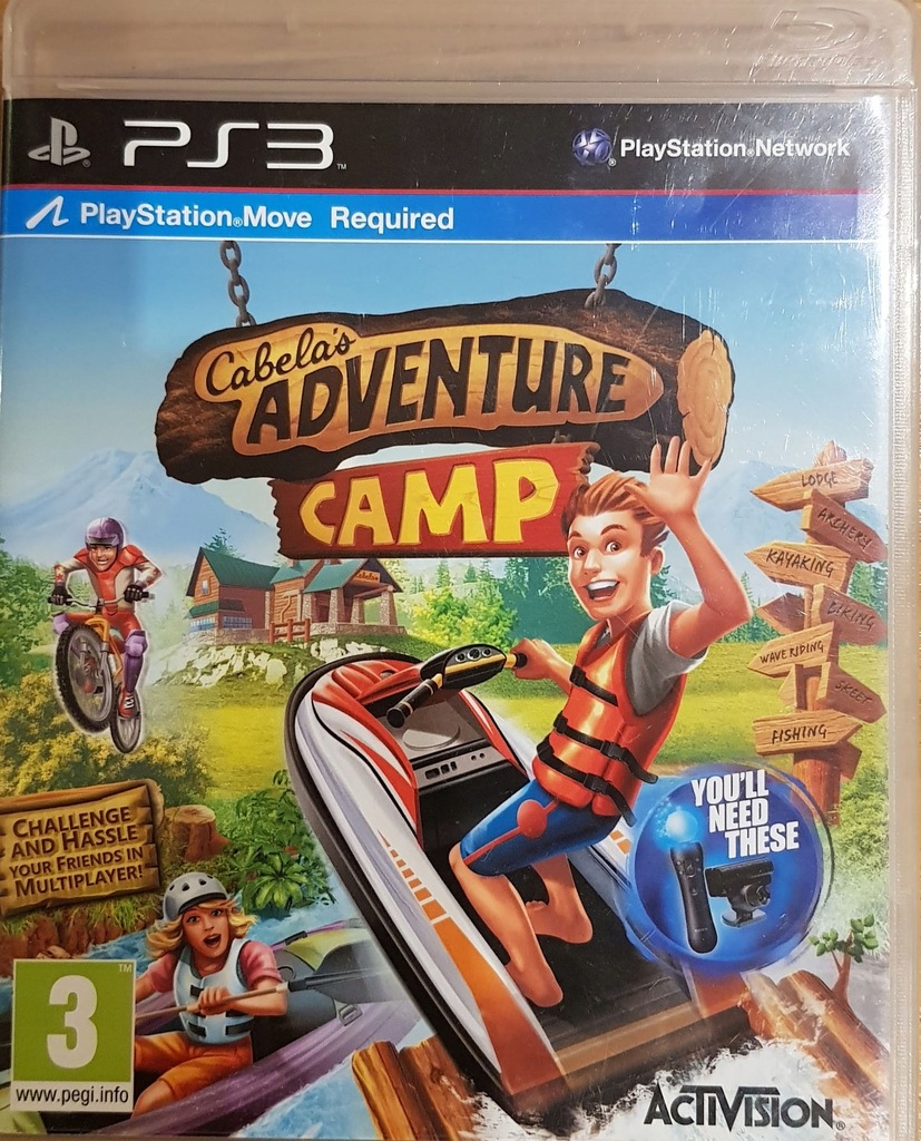 Gra PS3 Move Adventure Camp 7629513280 oficjalne
