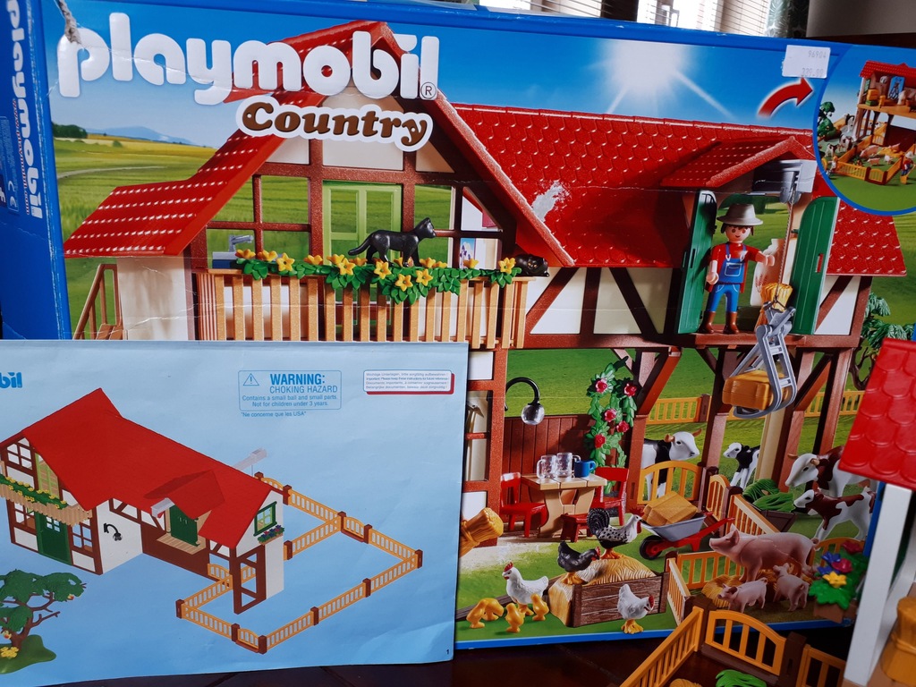 Playmobil FARMA DUŻA klocki GODPODARSTWO ROLNE