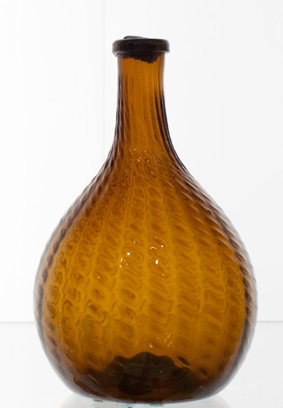 Globular Bottle, Zanesville Glass Manufacturing Company Mia