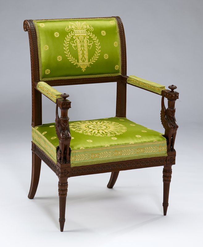 Armchair, Charles Percier; Designer Pierre François Léonard Fontaine