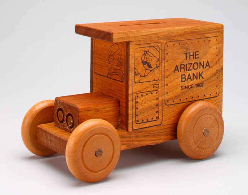 "The Arizona Bank (delivery truck)" still bank, Toystalgia, Inc. Mia