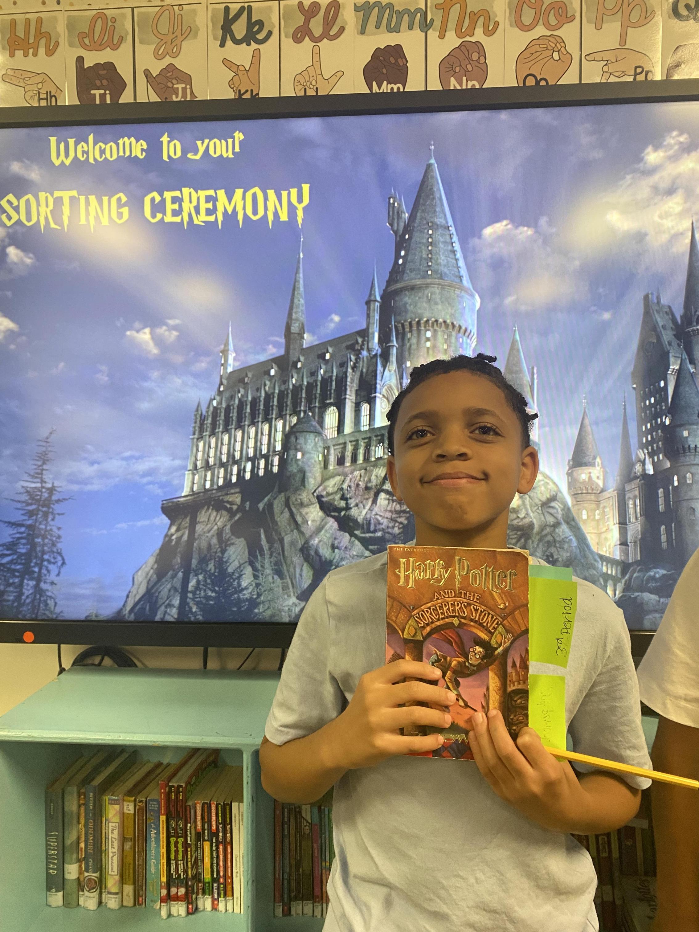North Ridge Elementary Students Learn their Hogwarts House Frenship ISD