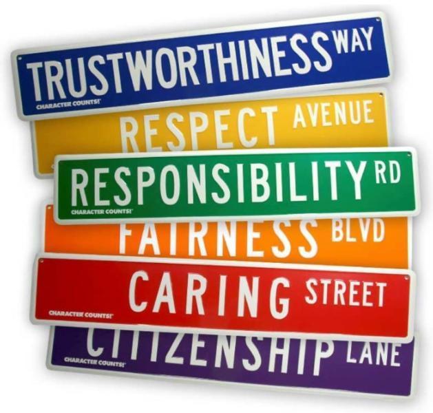 Character Counts Student Life Road Elementary