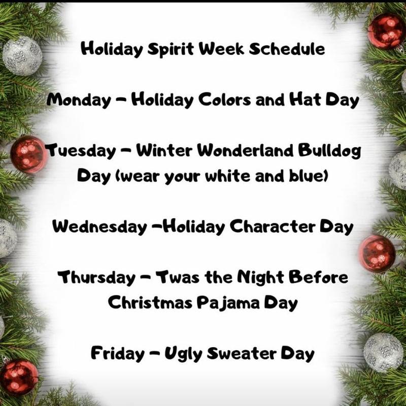 Christmas Spirit Week Albemarle Middle School