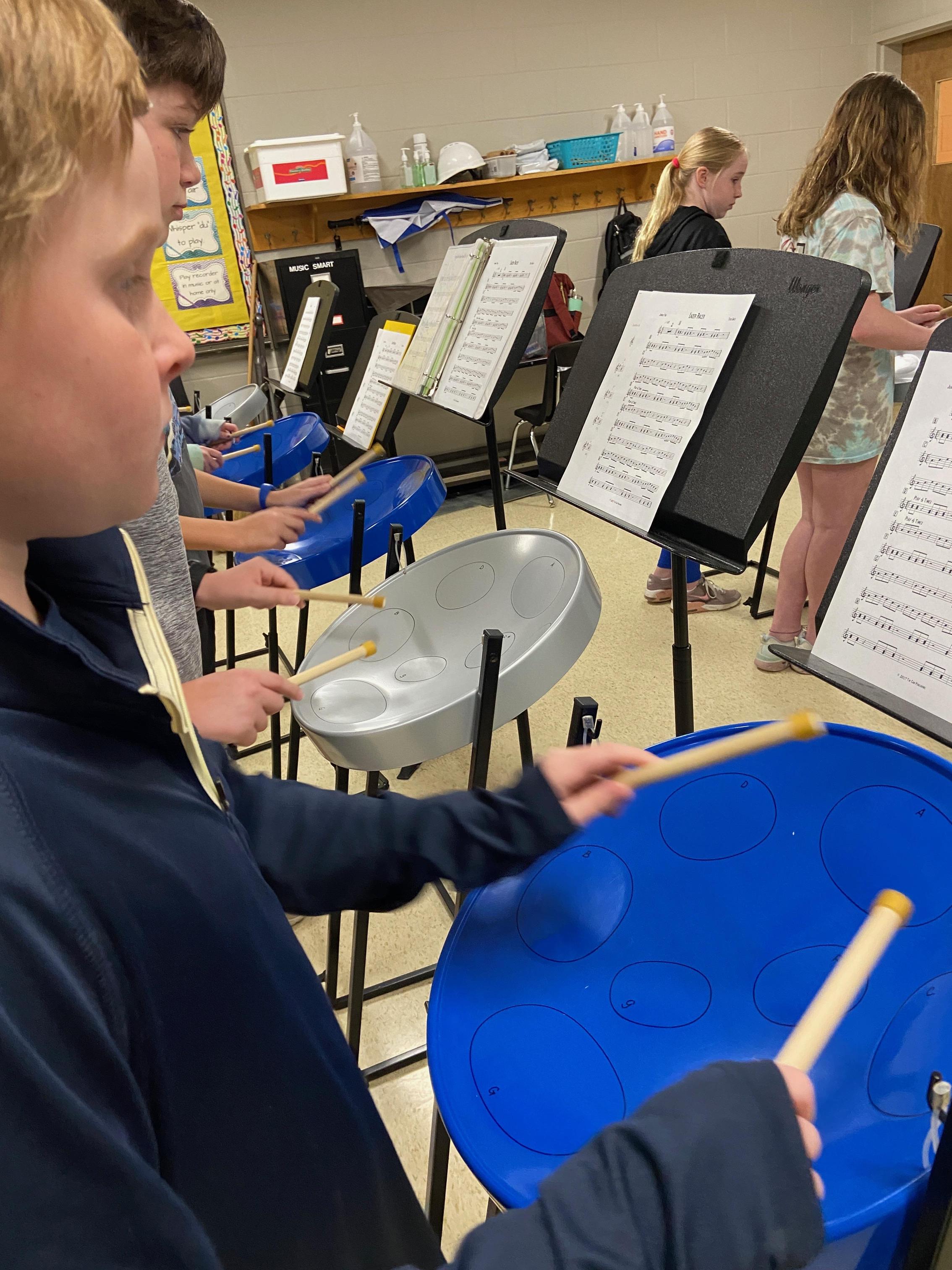 Steel Drum Sounds Off at Dogwood Dogwood Elementary School