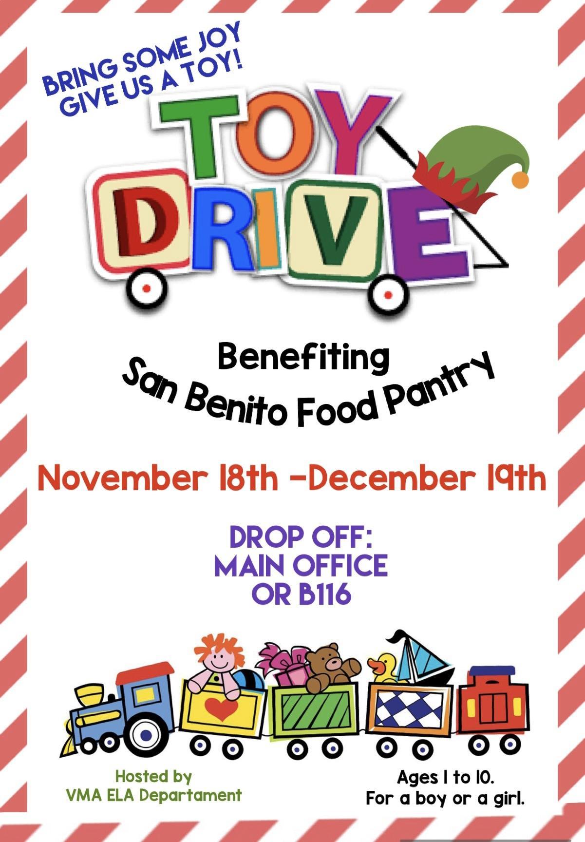 VMA Toy Drive San Benito Consolidated Independent School District