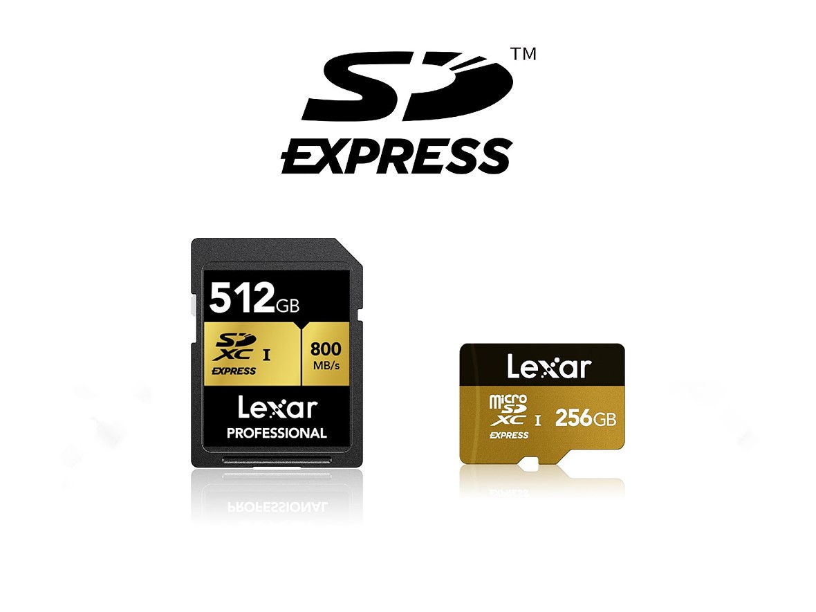 Lexar developing SD Express & microSD Express cards, a format not yet