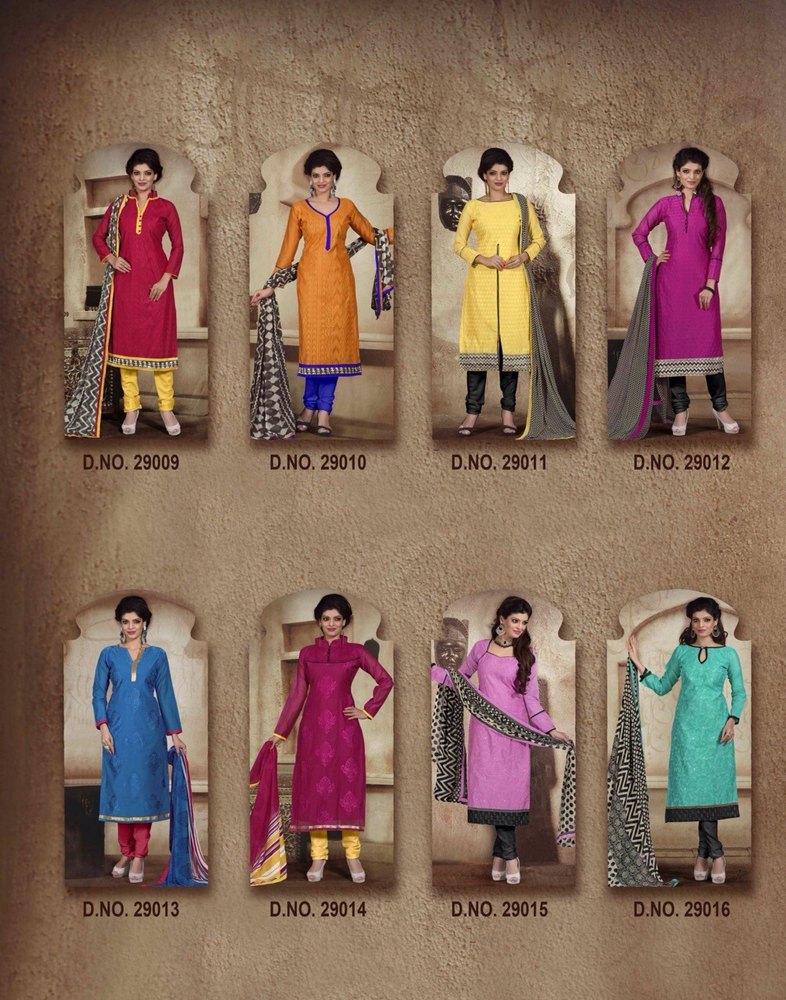 Valentine 16 Pc Catalog Churidar Suit Material at Rs 300/piece Churidar Materials in Chennai