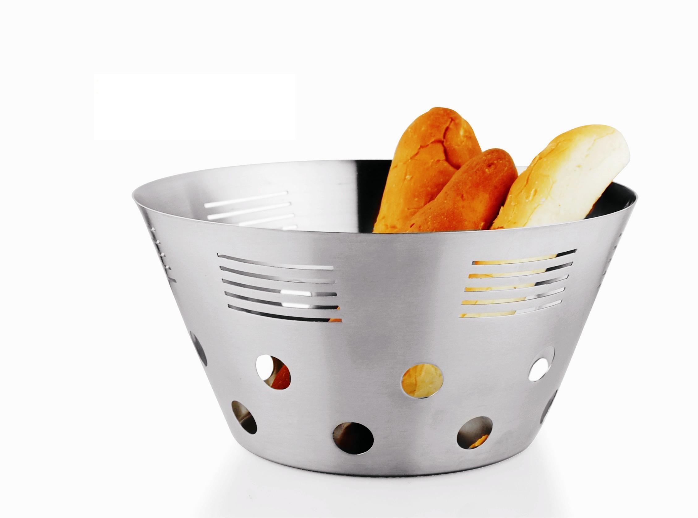 SS Bread Basket, ब्रेड बास्केट, ब्रेड की टोकरी Jayna Steel India