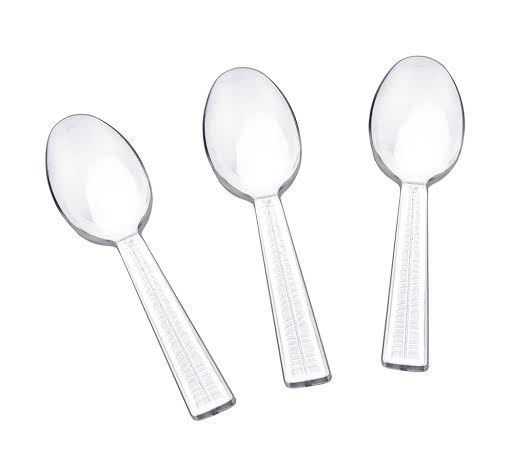 Plastic White Disposable Spoon, For Home, Rs 1 /piece Jilmil