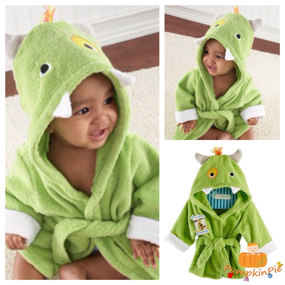 Green Animal Baby Bathrobe at best price in Mumbai by Pumpkin Pie ID